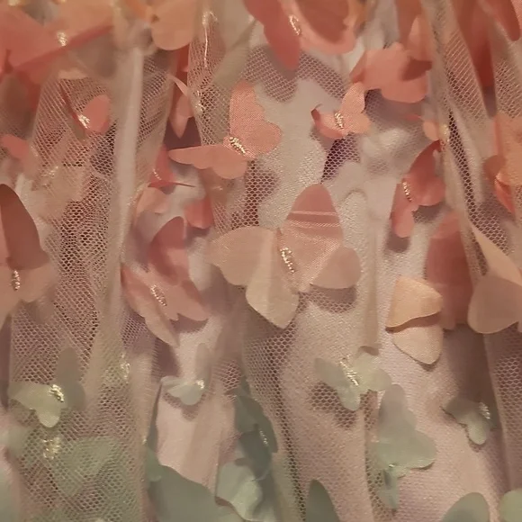 Hot Topic, 3d Butterfly Rainbow Dress, Plus Size 1, Like New - Picture 2 of 3